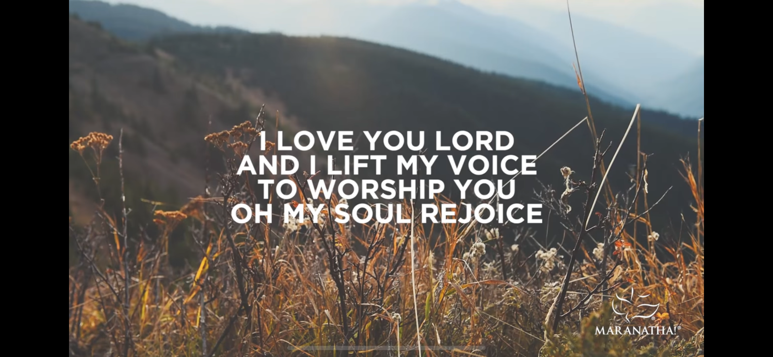 I Love You Lord