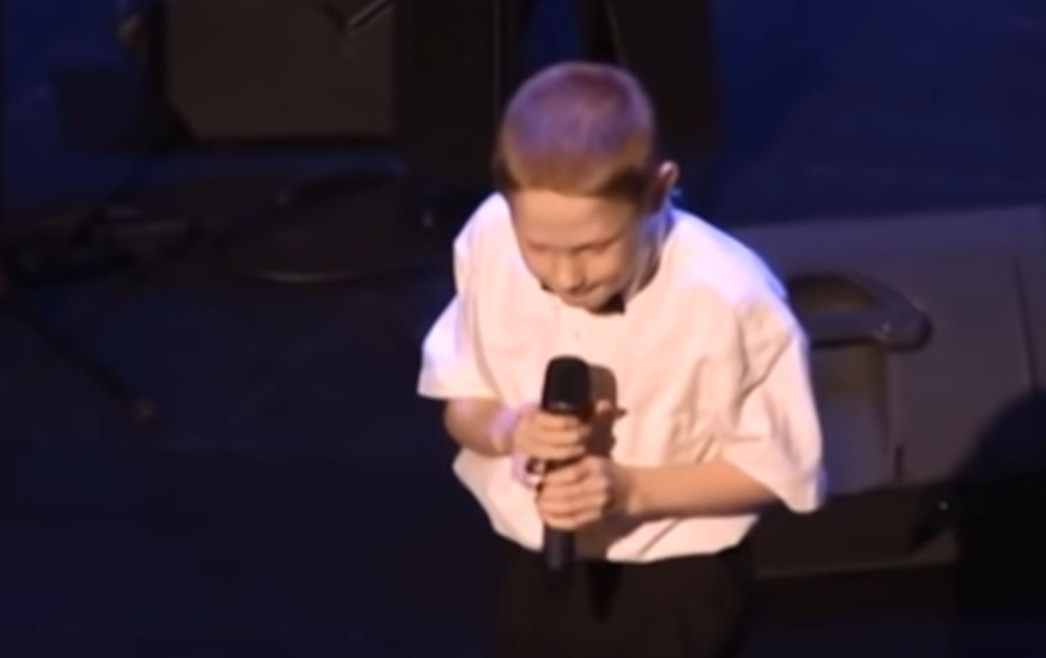 Open The Eyes of My Heart-A 10 year-old autistic and blind boy singing. His voice shocked everyone