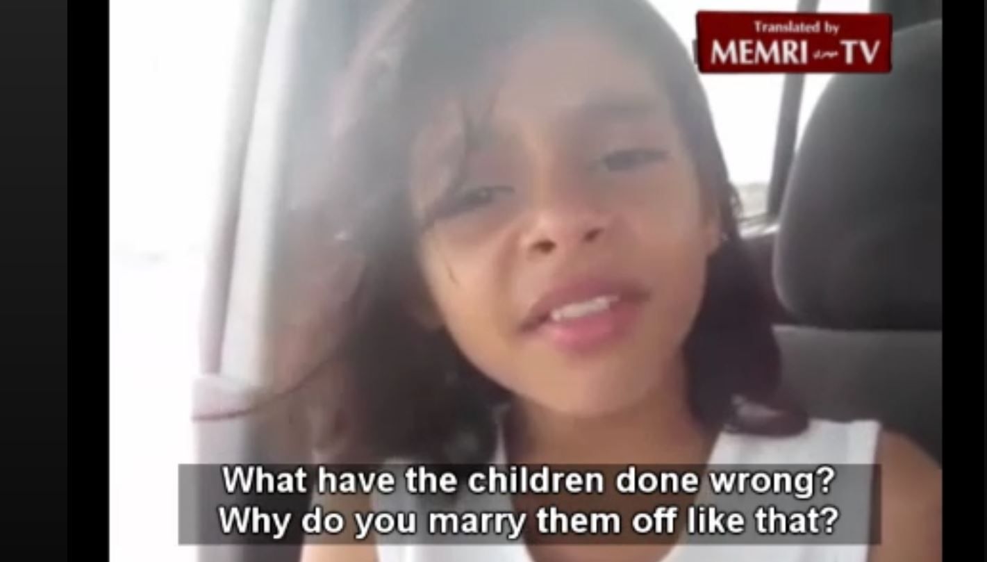 A 11 year old girl speaks out against forced marriage in Yemeni